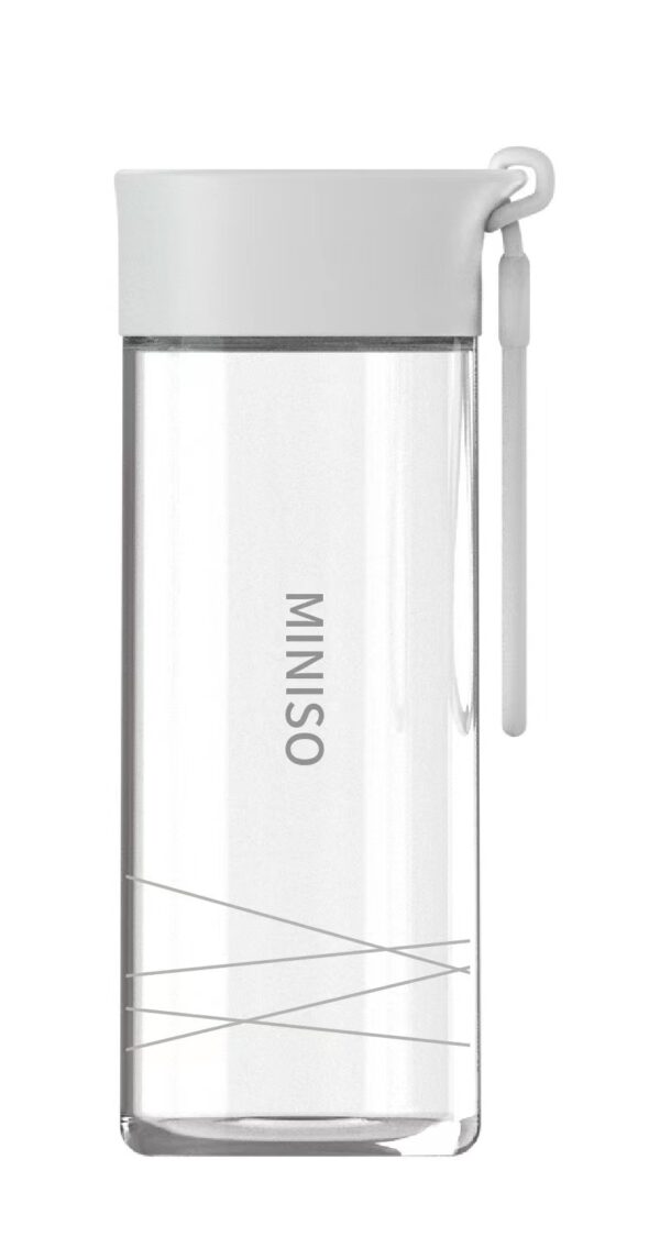 High Borosilicate Glass Bottle with Handle 300mL(Gray)