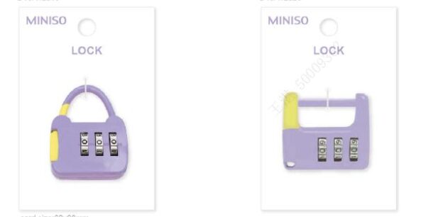 Minigo Purple Series Luggage Lock