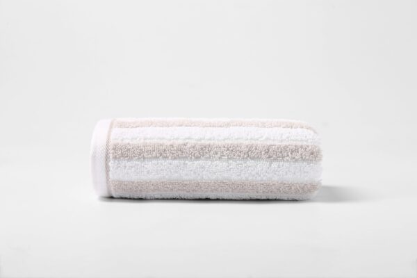 Striped Pure Cotton Towel(Gray)
