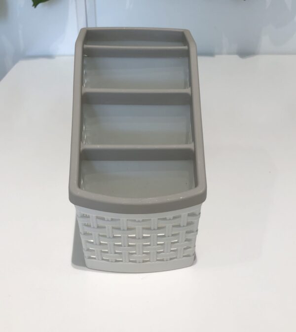 Bicolor 4-Grid Organizer (S)(Off-White)