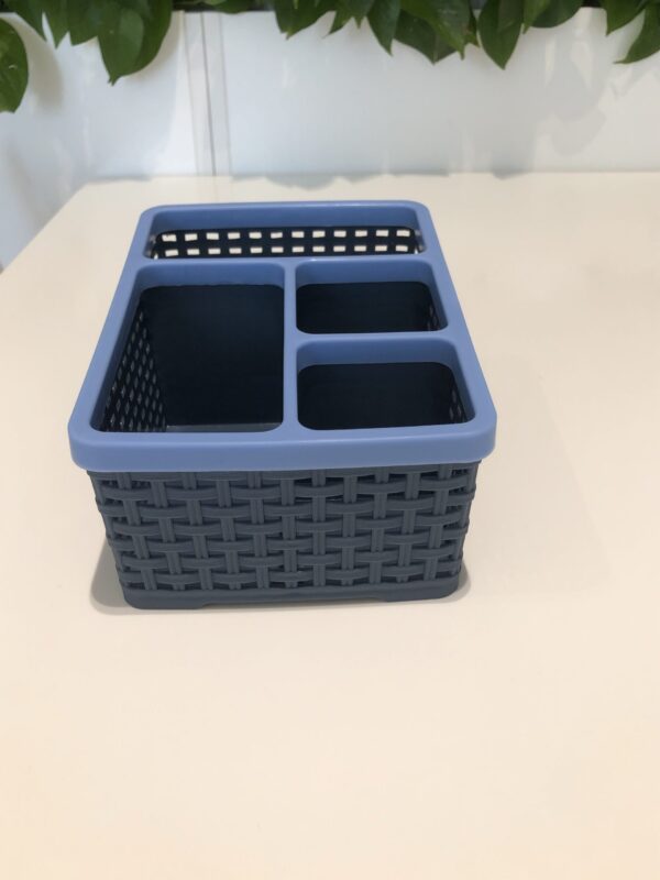 Bicolor 4-Grid Organizer (L)(Blue)