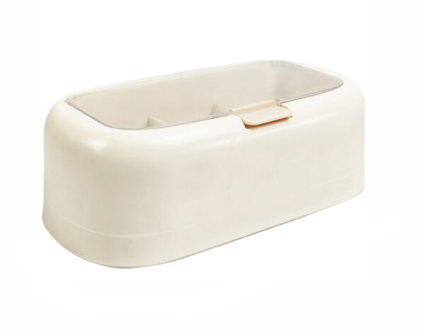Macaron Series Large Dustproof Makeup Organizer(White)