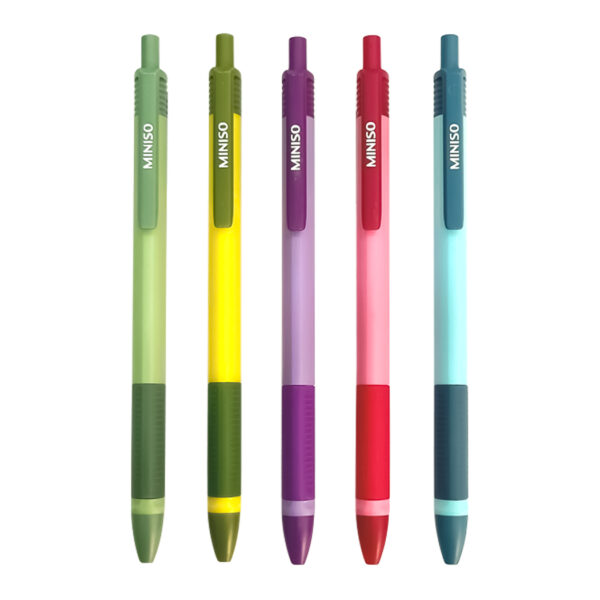 Retractable Ball Point Pen 0.7mm 5 Packs(5 Blue)