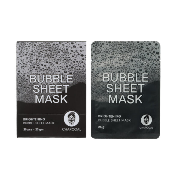 Miniso Brightening Bubble Sheet Mask(Charcoal)