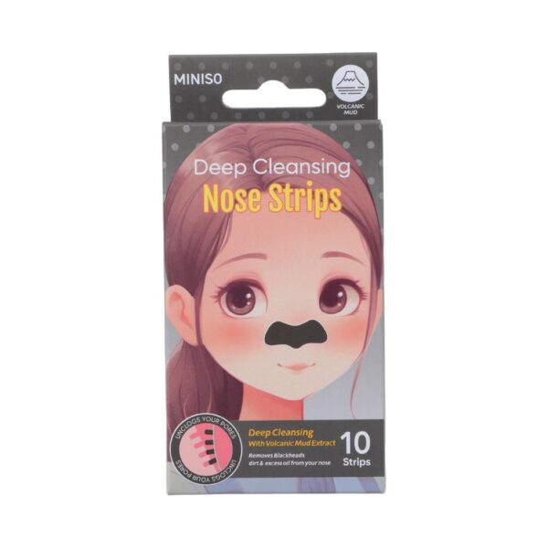 Miniso Deep Cleansing Nose Strips(Volcanic Mud)