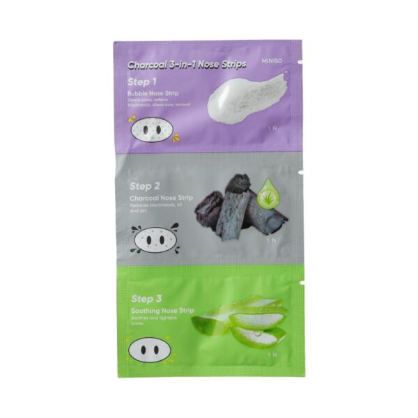 Miniso Charcoal 3-in-1 Nose Strips