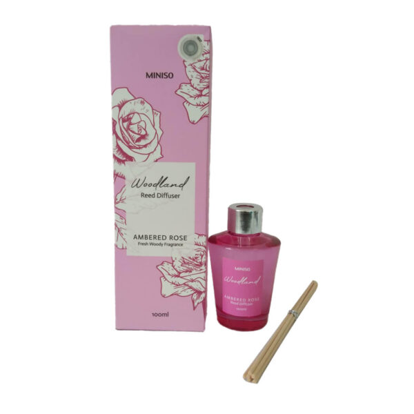 Miniso Woodland Reed Diffuser 100ml(Ambered Rose)