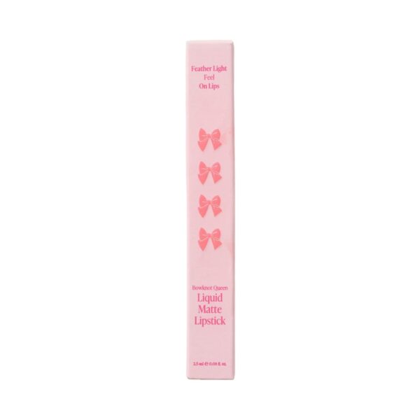 Miniso Bowknot Queen Liquid Matte Lipstick(02Vivid Pink)