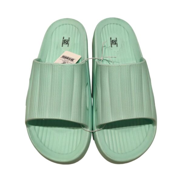 Classic Striped Women's Bathroom Slippers(Mint Green, 35-36)