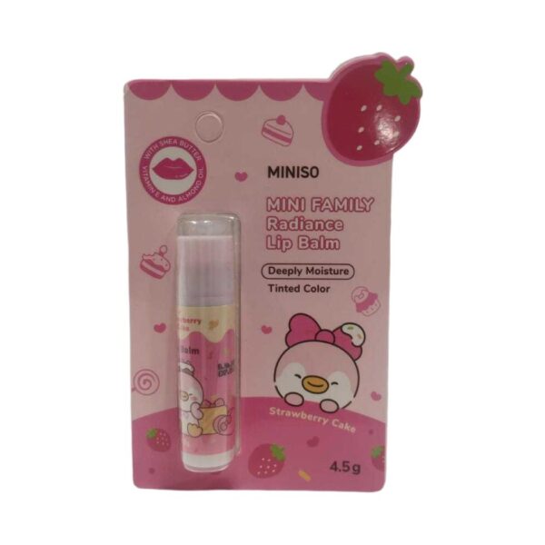 MINI FAMILY Radiance Lip Balm 4.5G(Strawberry Cake)