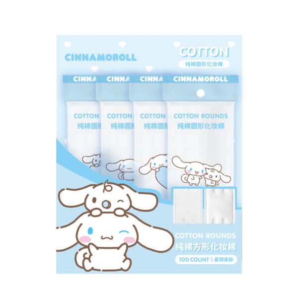 Cinnamoroll Square Cotton Pads (100 Count)