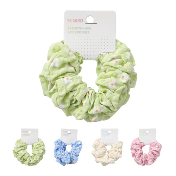 Fashion Series Daisy Hair Scrunchies (2 pcs)