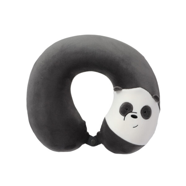 We Bare Bears- Memory Foam U-shaped Pillow (Dark Grey)