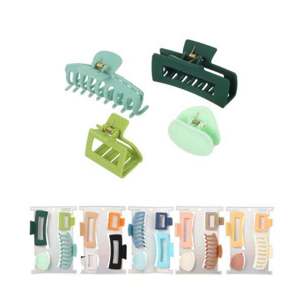 Basic Series Hair Claw Clips (4 pcs)