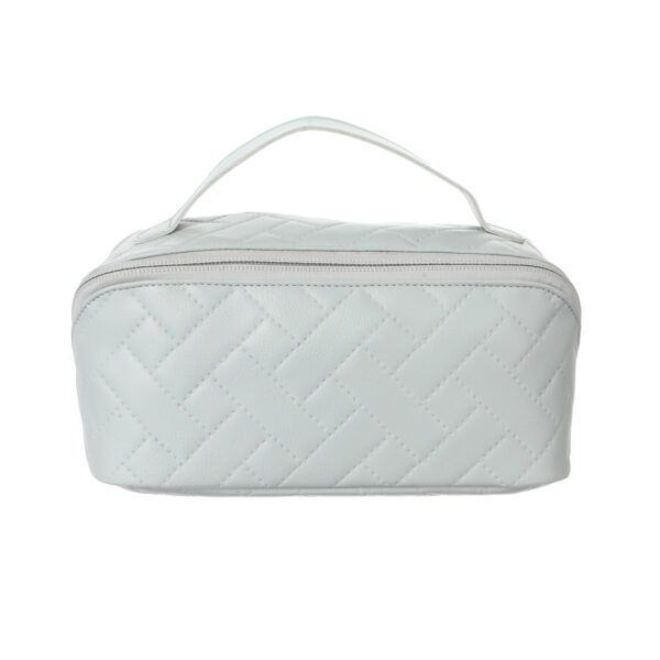 Quilted Cosmetic Bag(	 Light Green)