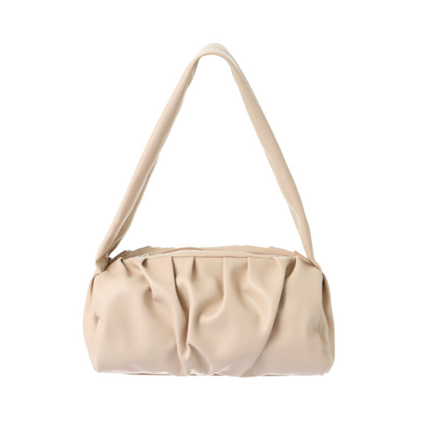 Pleated Handbag(Light Apricot)