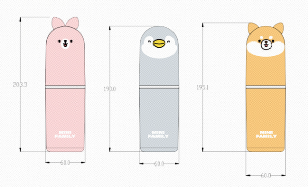 Mini Family Toothbrush Case